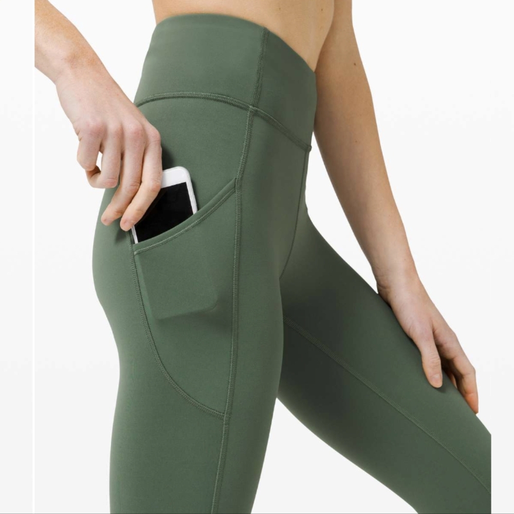 Lululemon Invigorate High-Rise Tight 25" Algae Green - Picture 6 of 10